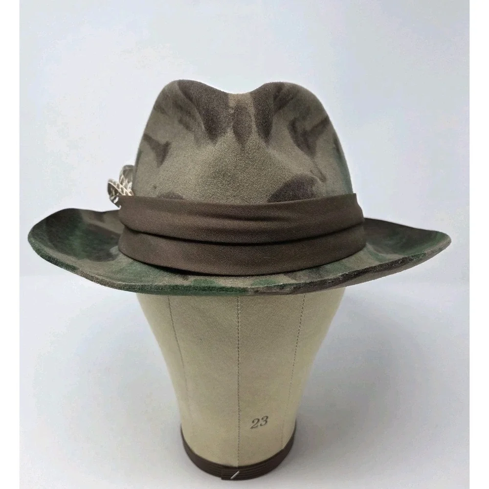 Best Broner Designer Collection Explorer Wool Hat Camo Vented Style Size L USA